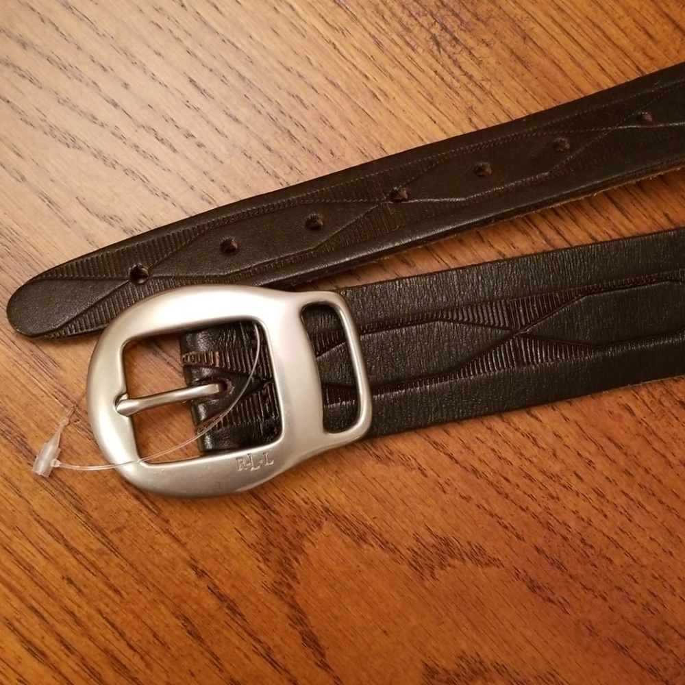 🆕️Ralph Lauren black leather belt